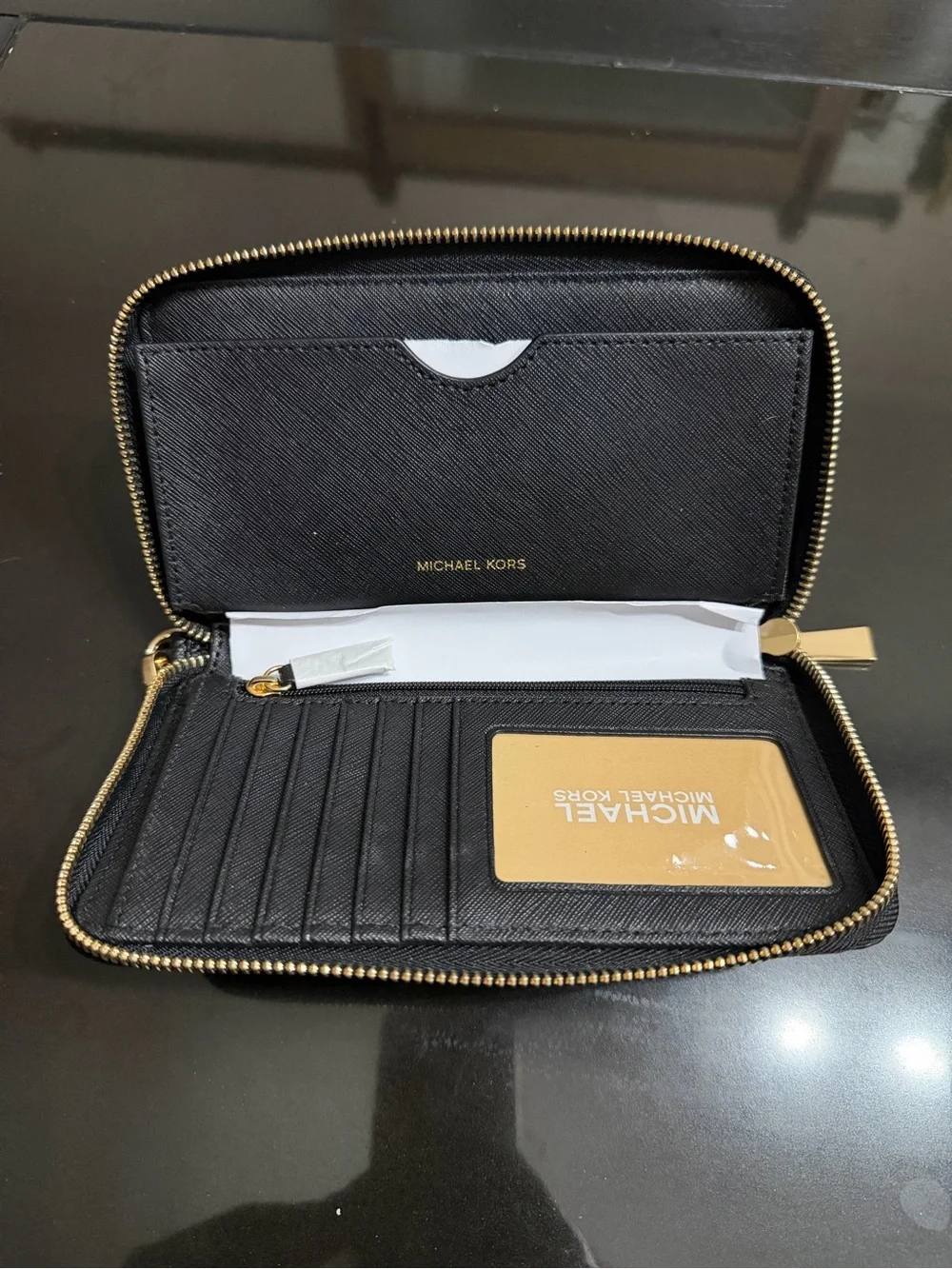 MICHAEL Michael Kors Jet Set Leather Wristlet Wallet